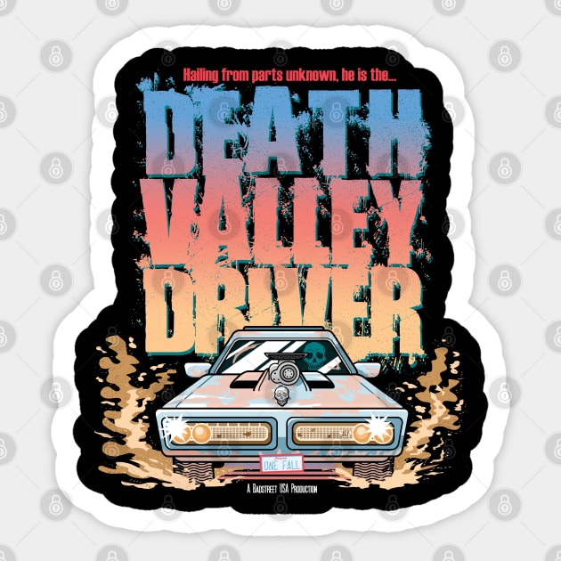 Death Valley Driver Sticker by JCPDesigns